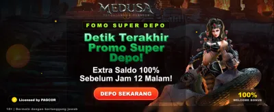 Jackpot Maxwin Medusa II banner